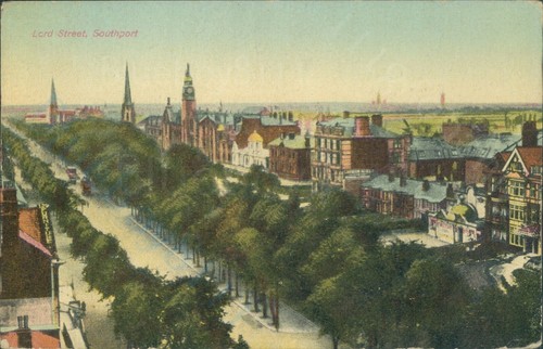Southport lord street c1931 - street,