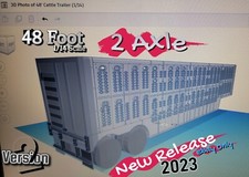 (3D 1/14 KIT)  48' Cattle