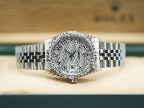 Gents steel white - gold, rolex