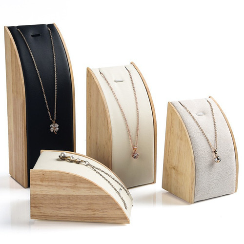 Wood jewelry curved - curved, display