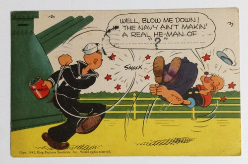 Military popeye blow - military, me