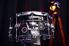 Natal Beaded Hammered Steel 14" x 7" Snare Drum