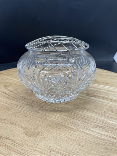 Crystal cut clear glass rose - crystal,