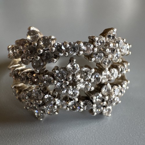 Sterling silver 925 dress ring - silver,