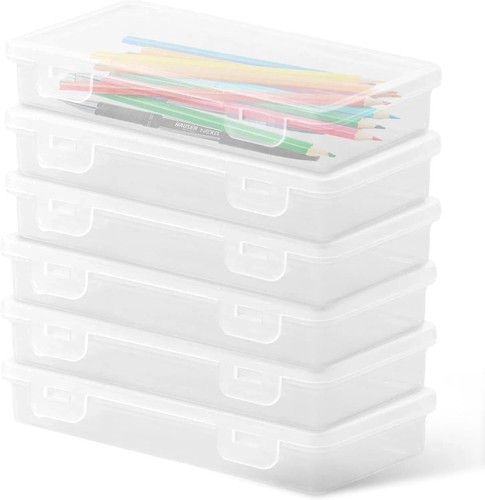 Pcs pencil box - 6, box,