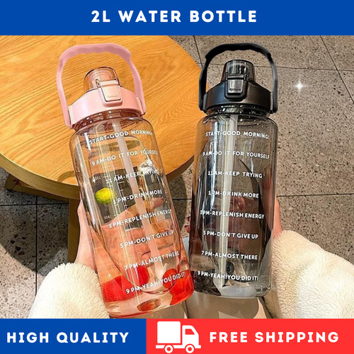 Large sports water bottle - 2l,