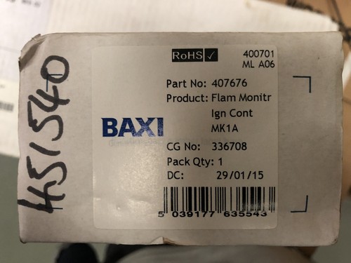 Brand new baxi flame - new, monitor