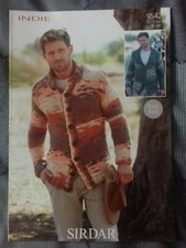 Knitting Pattern - Sirdar Man's Cardigan, Indie, 9542 (200134)