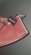 Dkny red makeup bag - red,