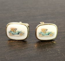Vintage Car Cufflinks Pair