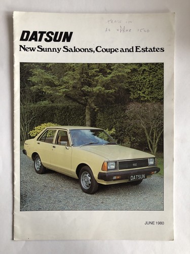Datsun sunny brochure - datsun,