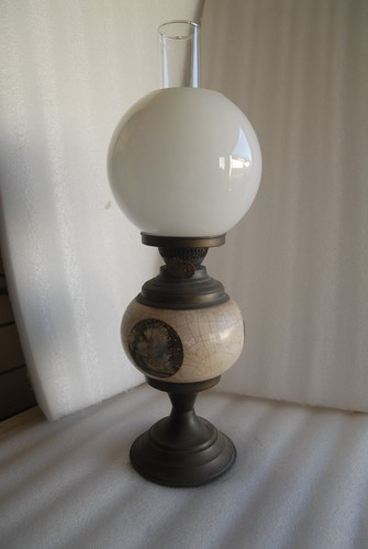 Vintage brass and ceramic - vintage, bowl