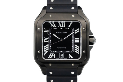 Cartier santos 8mm adlc - santos, 39.8mm