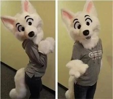 Husky Fursuit Head Tail Gloves