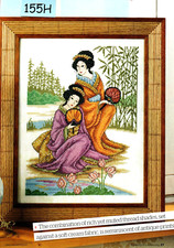 CROSS STITCH CHART GEISHA