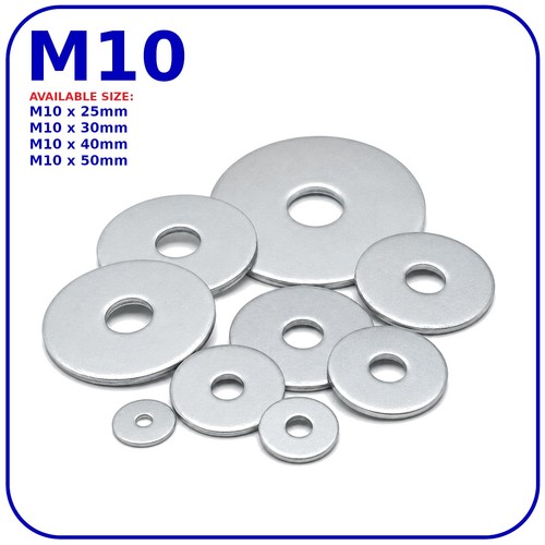 M10 penny repair washers large - m10,
