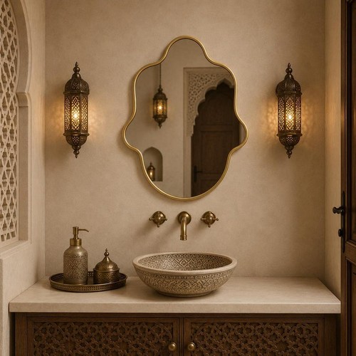 Handmade irregular gold - handmade, brass
