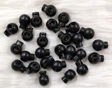 Black Plastic Spring Loaded