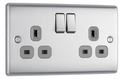 Brushed steel light - brushed,