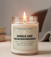 Funny NEURODIVERGENCE Candle