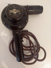 Bakelite Hairdryer Ormond E1022 AC/DC Hot/Cold Cord 1.8m No Plug Display Or Prop