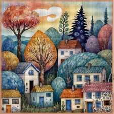 Printed Cross Stitch Kit 11 ct