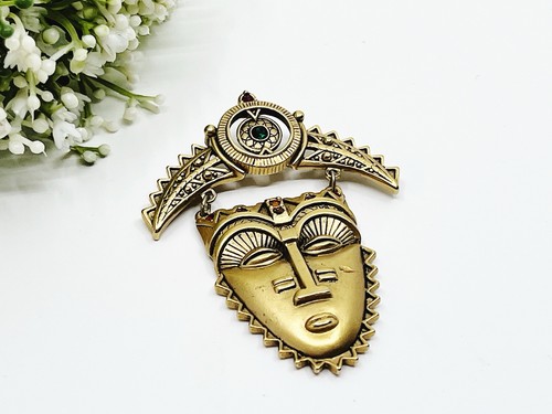 Vintage avon large aztec mask - vintage,
