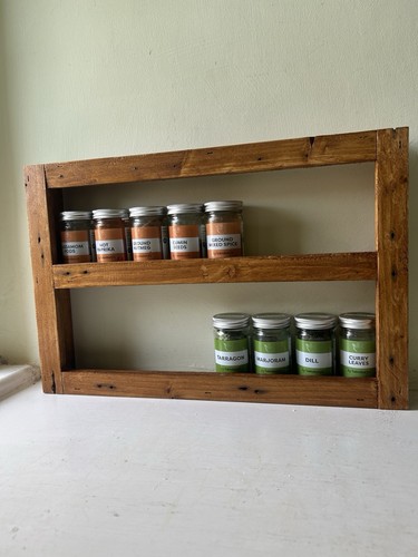 Rustic handmade herb and spice - handmade,