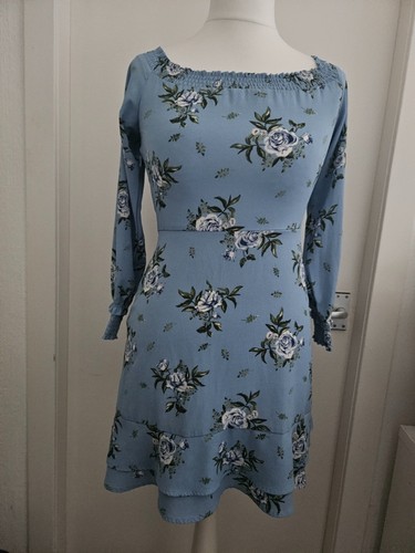 Divided blue floral - divided,