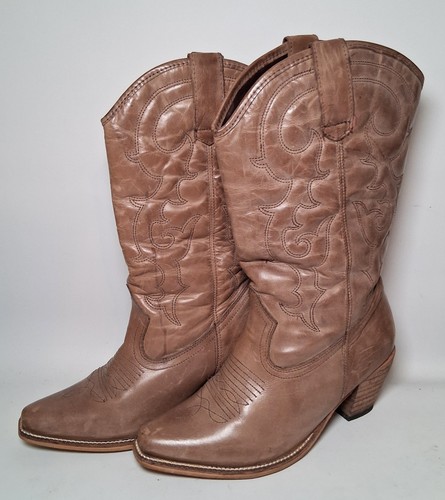 Vintage leather mid calf - vintage,