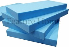 High Density Extra Firm Upholstery Foam Sheet Blue Cut to Size Sofa Cushion Pads