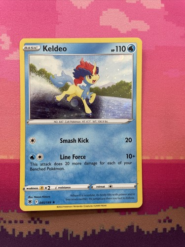 Pokemon card keldeo - pokemon,