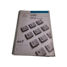 BT Norstar Compact Plus System Administration Guide Vintage Book