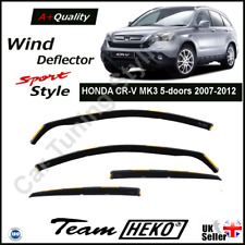 HONDA CR-V MK3 5-doors 2007-2012 4-pc Wind Deflectors HEKO Tinted