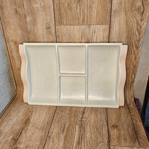 Poole pottery twintone peach - pottery,