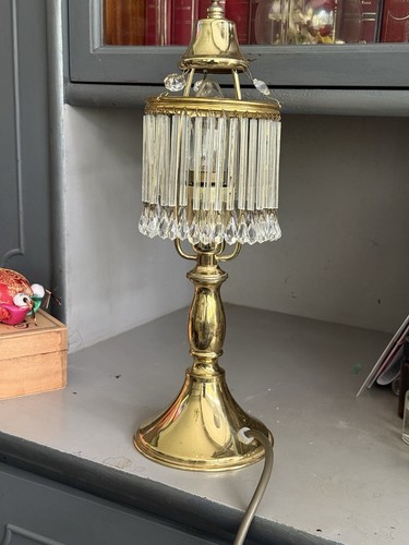 Vintage boudoir table lamp - boudoir,