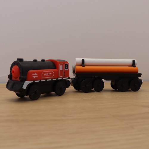 Wooden train track battery - track,