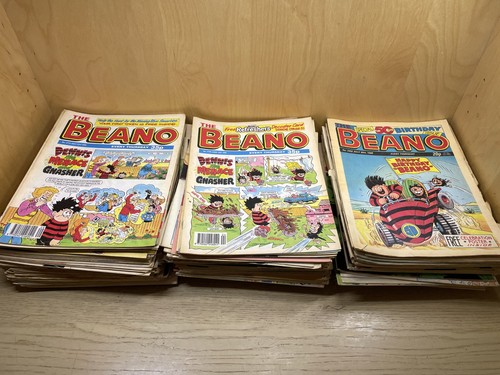 Job lot beano comics - lot, 1980s