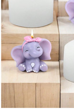  Elephant Shape candle pack of