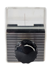 Vintage Edgewise Moving Coil Meter Movement Galvanometer Panel Display