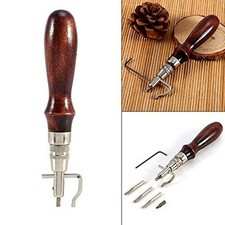 Leather craft punch tools kit - leather,