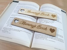Personalised wooden bookmark - personalised,