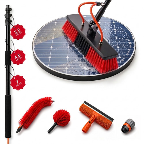 Water fed telescopic pole - water,