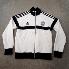 Adidas Juventus Mens Track Jacket Small White Football Originals Firebird 2015