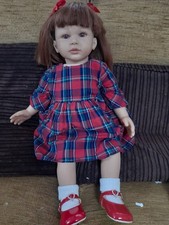 Reborn Style Toddler Doll 24 Inch Christmas Outfit