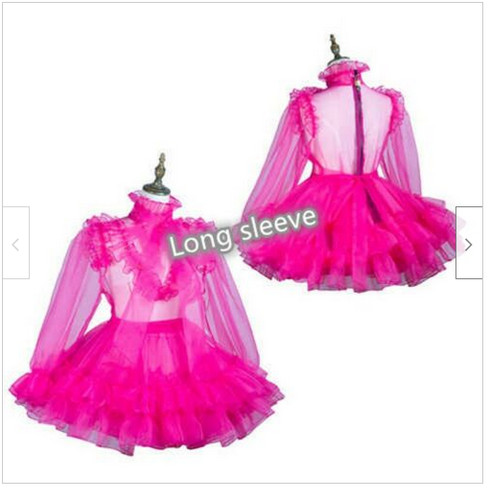 Sissy maid organza dress