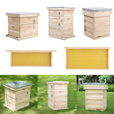 Langstroth Wood Beehive Kit Wooden Bee Hive House Brood Box Beekeeper Beekeeping