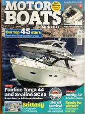 Westline 24, Fairline 44, Sealine SC35, Hardy 32 in Motor Boats Monthly (11/07) 