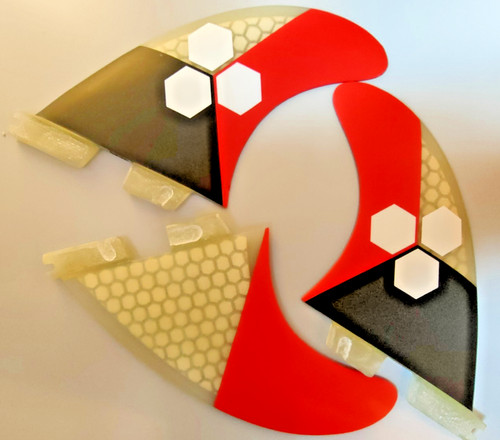Surfboard fins thruster set - surfboard,