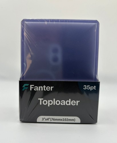Fanter toploaders clear - clear, rigid